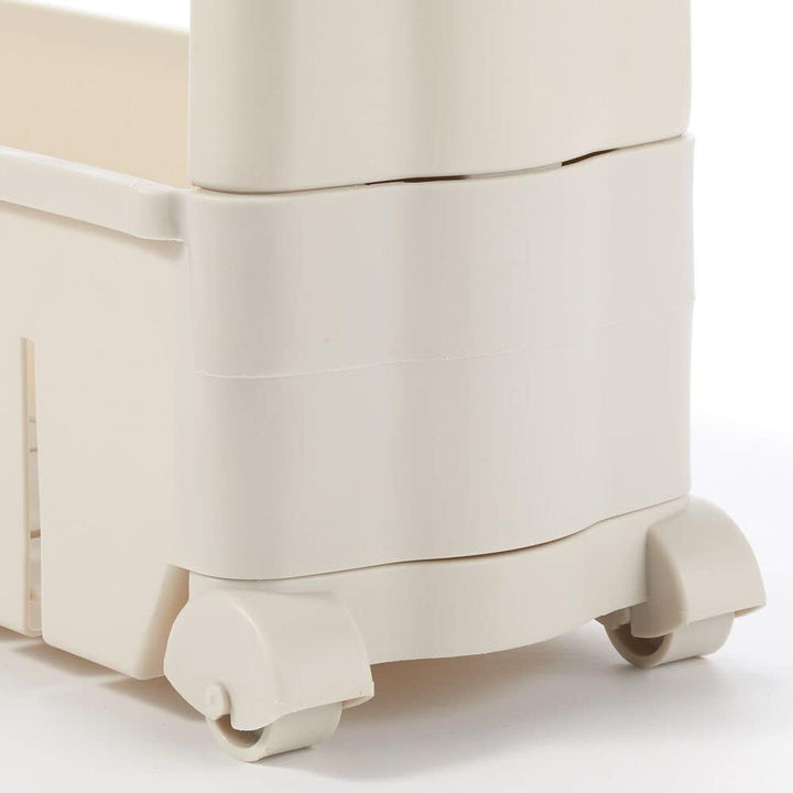mDesign Transportwagen für den Waschraum – kompaktes Regalsystem mit Rollen für Waschmittel, Flecken