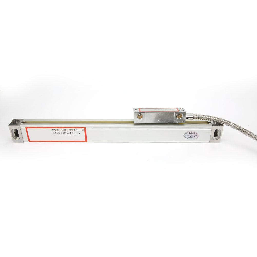 Oumefar Linearmassstab DRO Aluminiumlegierung Druckgussanzeige Linearmassstab Hochpräzise 5um für JC