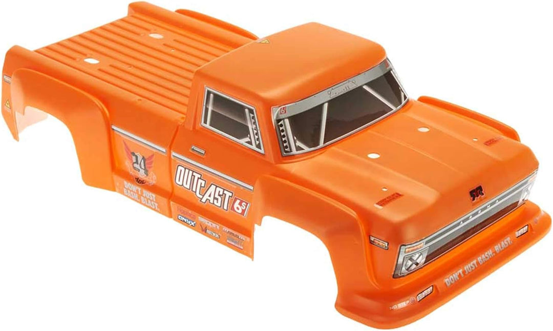 1/8 Lackierte Karosserie, Orange: Outcast 6S