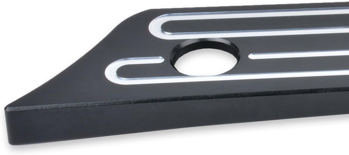 KATUR Motorrad Satteltaschenverschlüsse Abdeckung Schwarz Chrom Tiefer Kantenschliff CNC Hard Billet