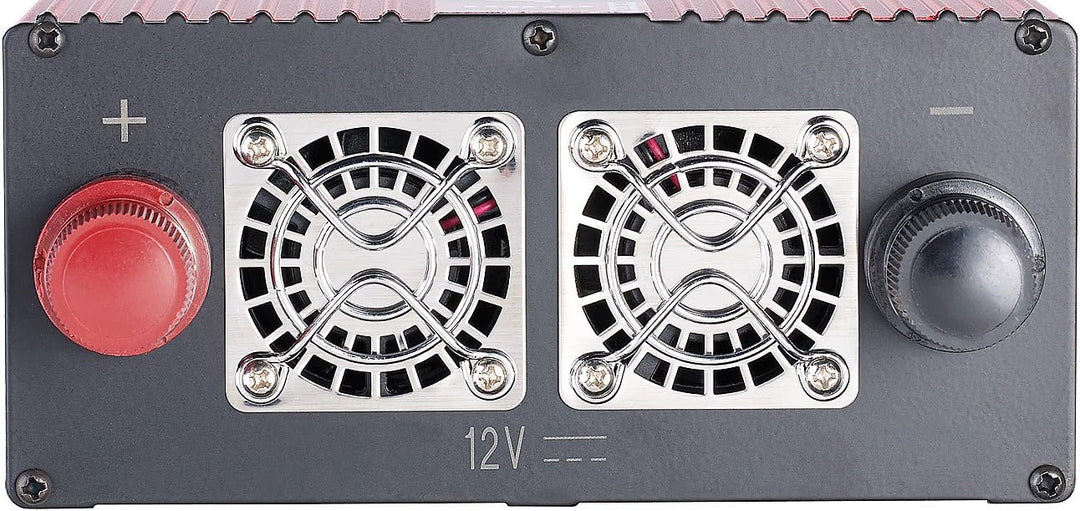 revolt Wechselrichter 12V 230V: 1.000W-Kfz-Spannungswandler auf 2X 230 V, USB, 2.000 W Spitzenlast (