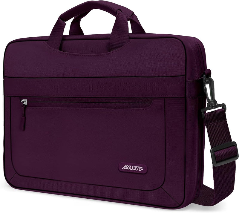 MOSISO Umhängetasche Laptoptasche Kompatibel mit MacBook Air 15 Zoll 2023 M2 A2941/Pro 16 2023-2019