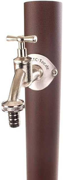 KTC Tec TRINKWASSER Wassersäule TSRG 950 Rost Optik braun, Wasserzapfsäule Wasserzapfstelle Gartenza
