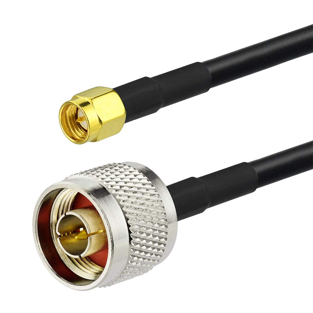 Superbat CB Funk Kabel SMA Kabel N Stecker auf SMA Stecker Low Loss mit Wetterfeste Steckverbinder R