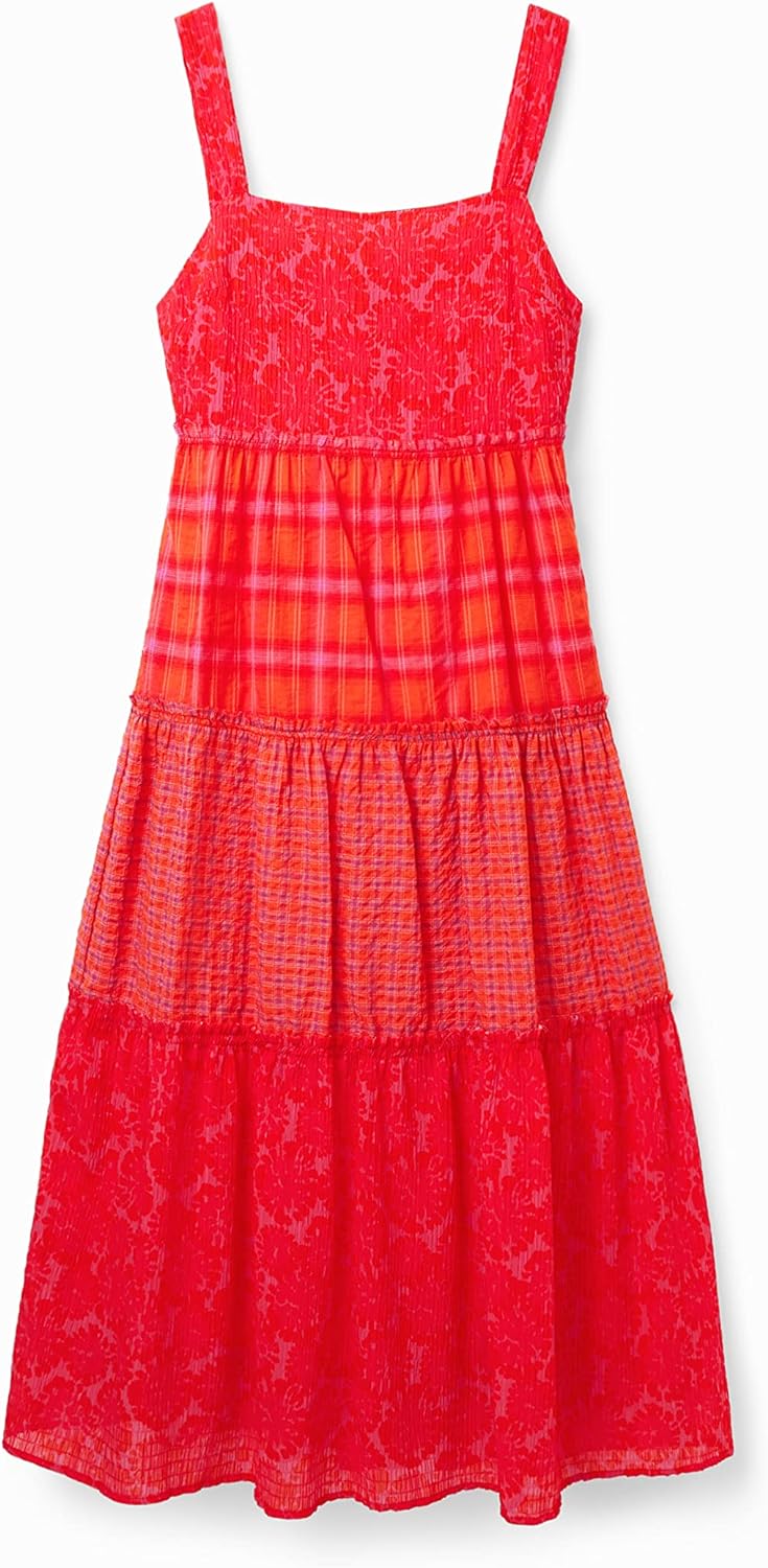 Desigual Damen Dress M Rot, M Rot