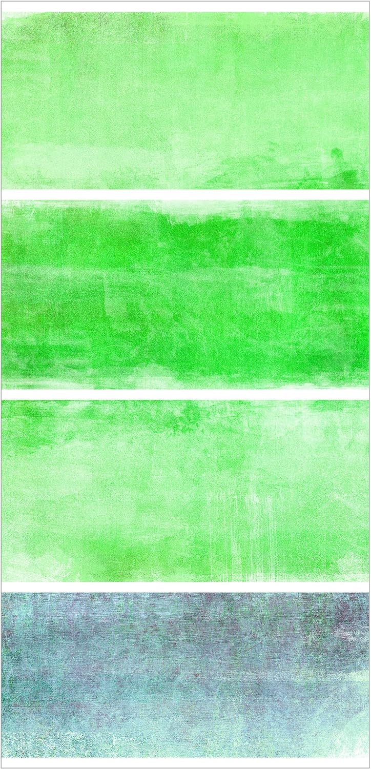 Bilderwelten Raumteiler Colour Harmony Green 250x120cm inkl. transparenter Halterung, inkl. transpar