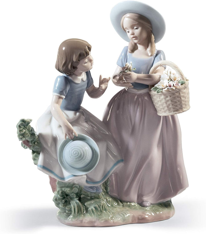 LLADRÓ Figur Meine Beste Freundin. Mädchen. Porzellan.