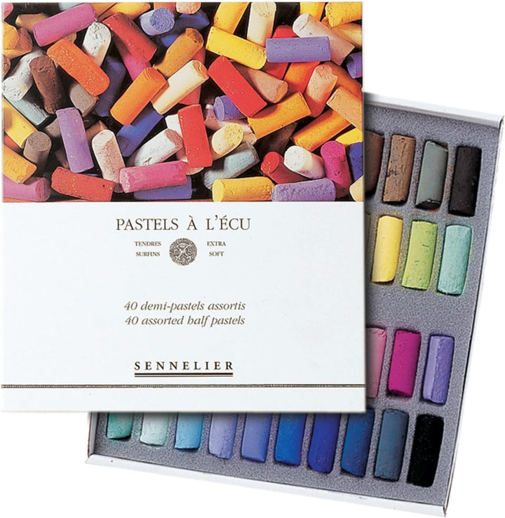 Sennelier Savoir-Faire Soft Pastellkreide, halber Stick, 40 Stück