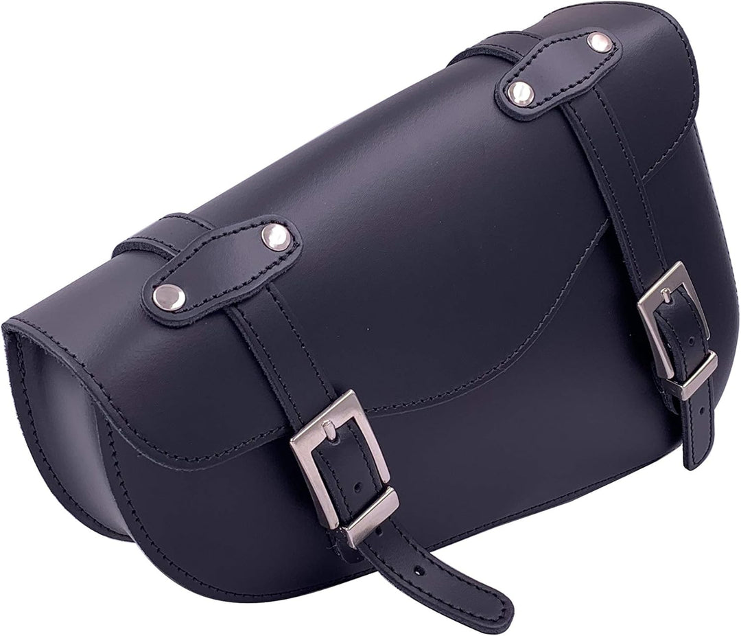 Iguana Custom - Lederschwinge Satteltasche - Speziell für die Linke Seite der Harley Davidson Sports