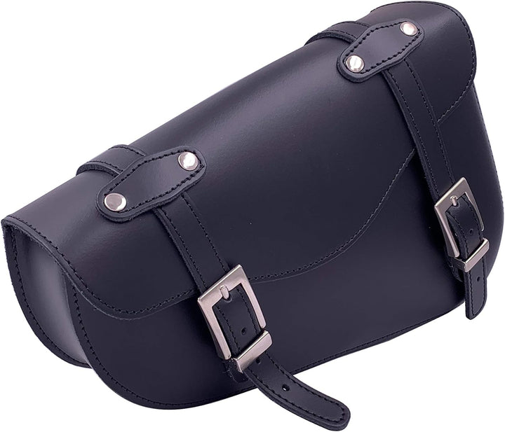 Iguana Custom - Lederschwinge Satteltasche - Speziell für die Linke Seite der Harley Davidson Sports