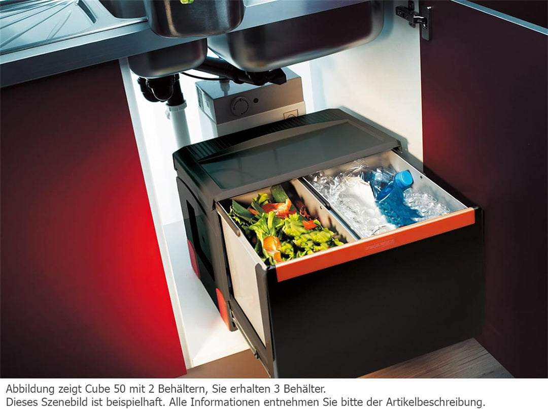 FRANKE Sorter Cube 50-134.0055.293 Einbau Abfallsammlsystem Mülleimer 30L