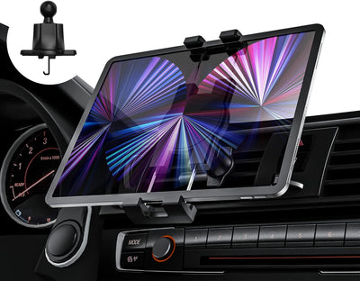 Oilcan Lüftung Tablet Halterung Auto Vorne, KFZ iPad & Handy Lüftungsgitter Autohalterung mit Upgrad