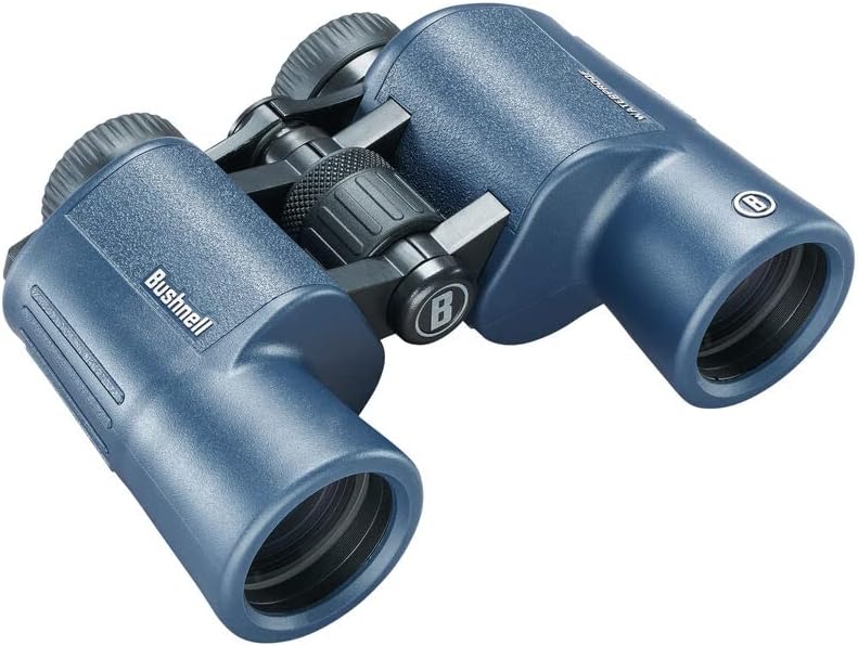 Bushnell - H2O 2 - Fernglas - 12x42 Dunkelblau Porro - Voll multivergütet - Wasserdicht/Beschlagfrei