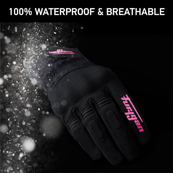 Furygan JET D3O Lady - Motorradhandschuhe Damen – Sommerhandschuhe - Atmungsaktiv & leicht - D3O Auf