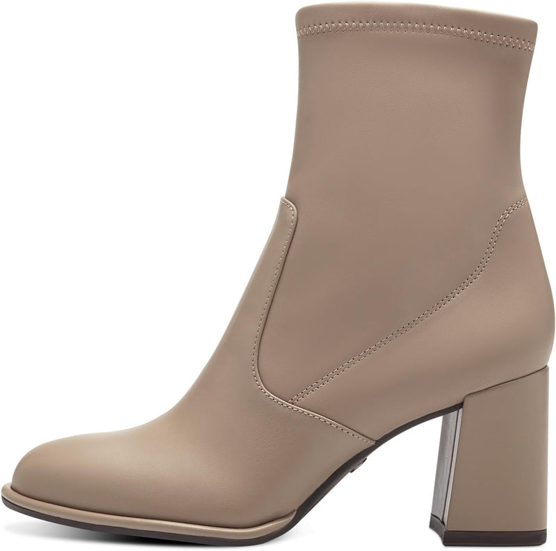 Tamaris Damen Stiefelette 1-25357-41 normal 39 EU Taupe, 39 EU Taupe