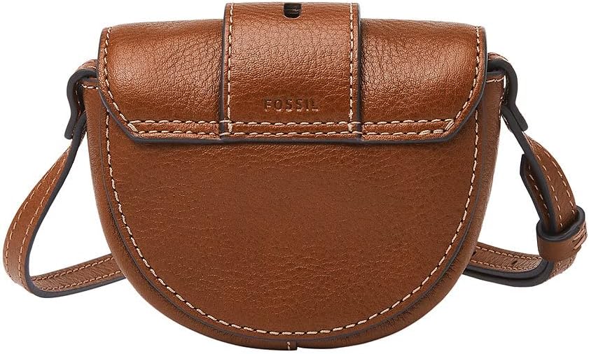 Fossil Damen Harwell Umhängetasche, 10.8 L x 3.4 W x 7 cm H Brown, Brown