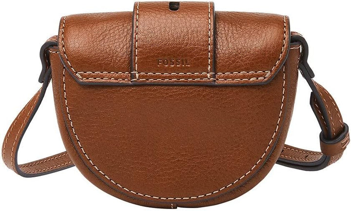 Fossil Damen Harwell Umhängetasche, 10.8 L x 3.4 W x 7 cm H Brown, Brown