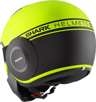 SHARK Herren NC Motorrad Helm, Gelb, XS, XS