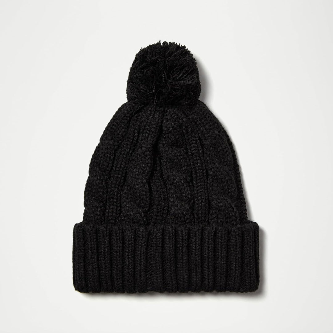 ellesse Damen Hanna Pom Beanie Mütze Einheitsgrösse Schwarz, Einheitsgrösse Schwarz