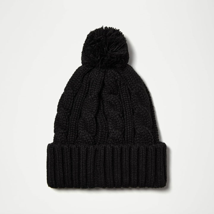 ellesse Damen Hanna Pom Beanie Mütze Einheitsgrösse Schwarz, Einheitsgrösse Schwarz