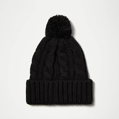 ellesse Damen Hanna Pom Beanie Mütze Einheitsgrösse Schwarz, Einheitsgrösse Schwarz