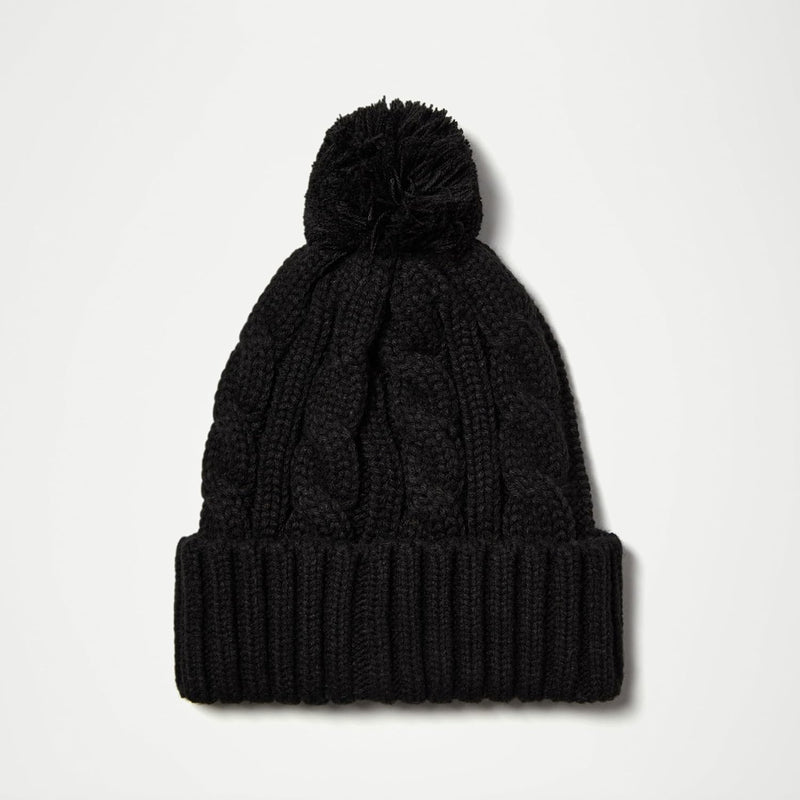 ellesse Damen Hanna Pom Beanie Mütze Einheitsgrösse Schwarz, Einheitsgrösse Schwarz