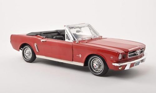 Ford Mustang Convertible, rot, 1964, Modellauto, Fertigmodell, Motormax 1:18