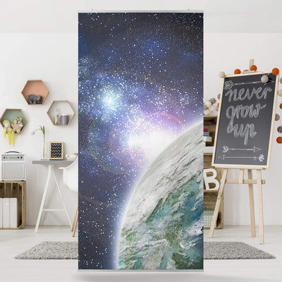 Bilderwelten Raumteiler Galaxy Light 250x120cm inkl. transparenter Halterung 250x120cm incl. transpa