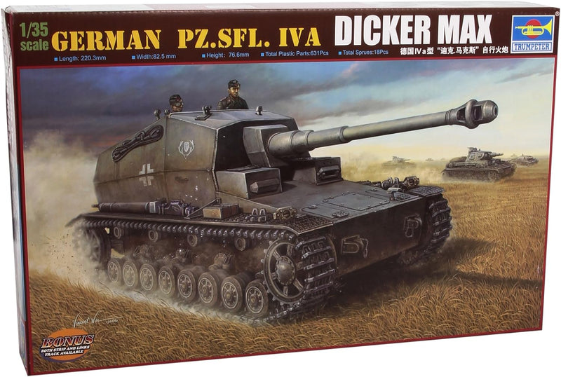 Trumpeter TRU00348 348 Modellbausatz German Pz.Sfl. IVa Dicker Max