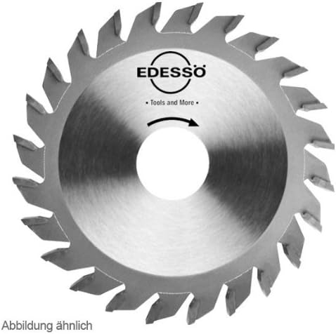 Edessö 43510022 HM-Kreissägeblatt Präzision-Spezial HW, Z=2x10 F, 100 x 2,8-3,6/2,0 x 22 mm, Silber