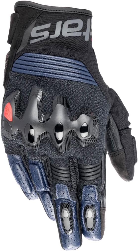 Alpinestars Motorradhandschuhe kurz Motorrad Handschuh Halo LT Handschuh kurz blau M, Herren, Enduro