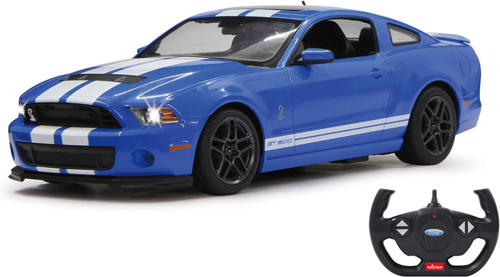 JAMARA 404540 - Shelby GT500 1:14 2,4GHz - offiziell lizenziert, bis 1 Std. Fahrzeit bei 11 Km/h, LE