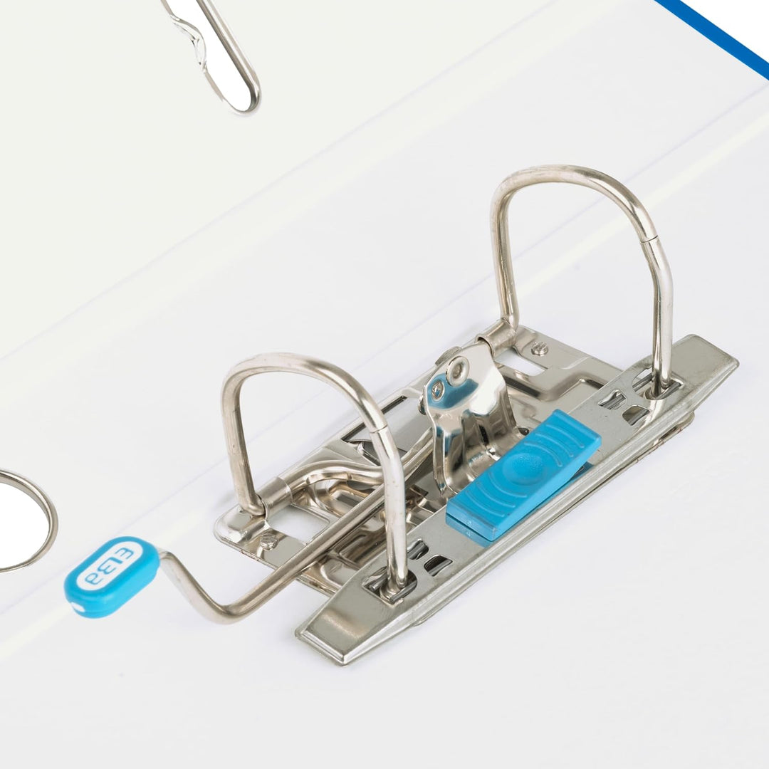 Elba Ordner A4, smart Pro, 5 cm schmal, Kunststoff aussen, blau, 10 Stück, blau