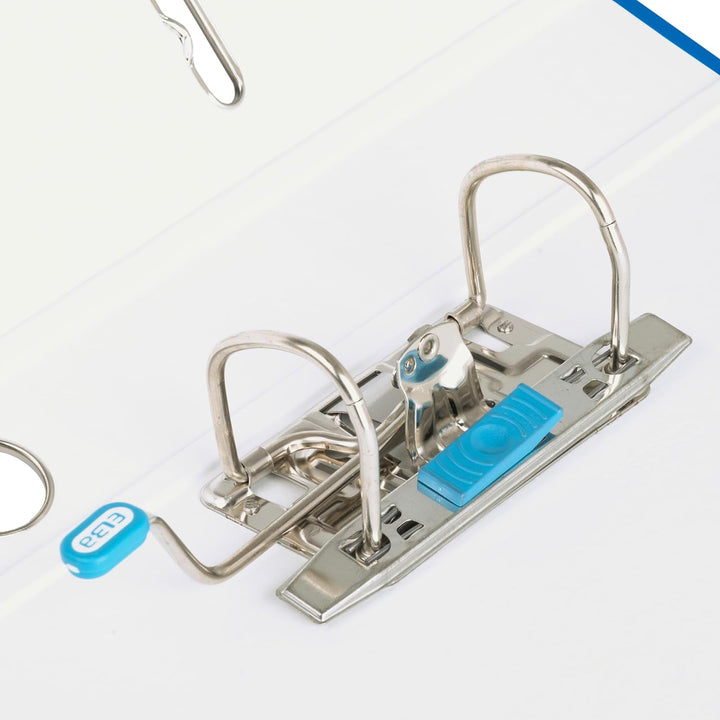 Elba Ordner A4, smart Pro, 5 cm schmal, Kunststoff aussen, blau, 10 Stück, blau