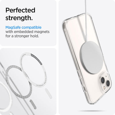 Spigen Ultra Hybrid MagFit Hülle Kompatibel mit iPhone 13 Mini Kompatibel mit MagSafe Magnetisch -We