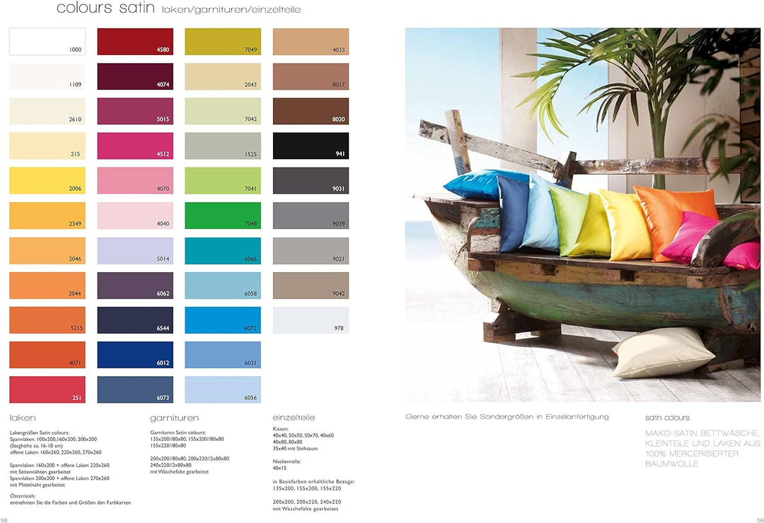 Fleuresse Colours Spannlaken, Uni-Mako-Satin, Terracotta, 100 x 200 cm Chili 100/200, Chili 100/200