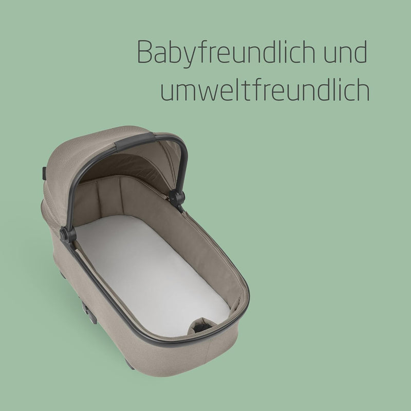 Maxi-Cosi Bio-Babywannenbettlaken, für alle Maxi-Cosi Babywannen geeignet, 2-in-1-Packung, 100% Bio-