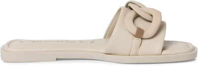 Tamaris Damen Pantolette 1-1-27119-30 normal 37 EU Ivory Uni, 37 EU Ivory Uni