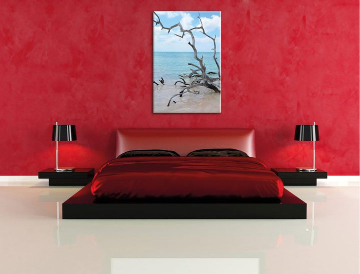 Strand Meer Havanna Kuba, Format: 100x70 auf Leinwand, XXL riesige Bilder fertig gerahmt mit Keilrah