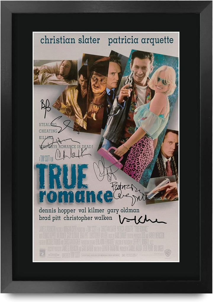 HWC Trading FR A3 True Romance Gifts Bedrucktes Poster, signiertes Autogramm-Bild für Film-Erinnerun