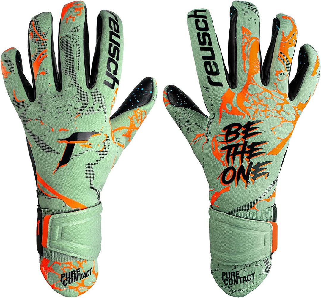 Reusch Unisex – Erwachsene Torwarthandschuhe Pure Contact Fusion mit Hervorragendem Grip und Innenna