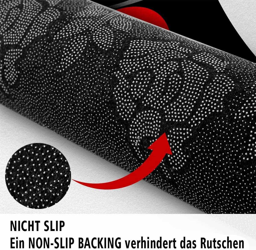 Loussiesd Gamer Wohnzimmerteppich 100x150cm Hippie Graffiti Stil Wohnzimmer Teppiche für Schlafzimme