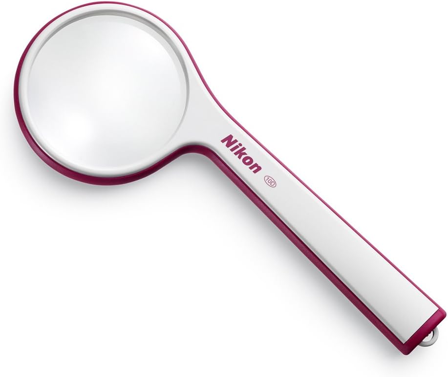 Nikon Lupe S1 10D Vergrösserungsglas (2,5-fach) rot, Rot