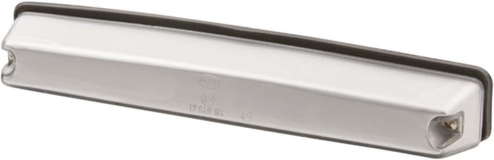 HELLA - Kennzeichenleuchte - Halogen - 12V - Anbau/Schraubanschluss - Lichtscheibenfarbe: glasklar -