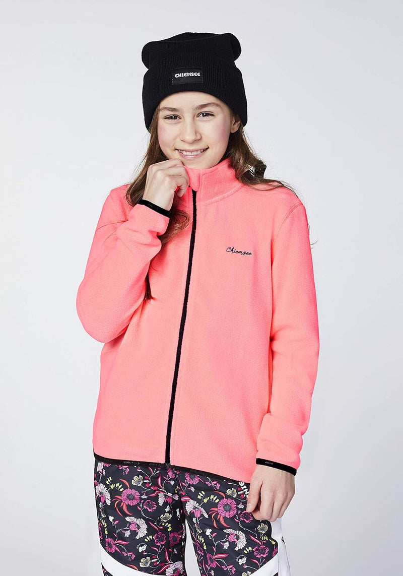 Chiemsee Fleecejacke mit Stehkragen 170/176 Neon Pink