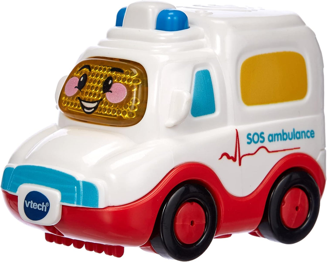 Vtech - 207325 - Jouet Musical - Tut Tut Bolides - Coffret Trio City - Taxi Jaune + Bus Rouge + 4 X