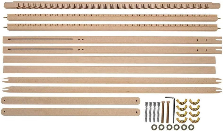 Sugoyi Holz Strickmaschine Handweben Maschine DIY Holz Handweben Maschine mit Einstellbarer Halterun