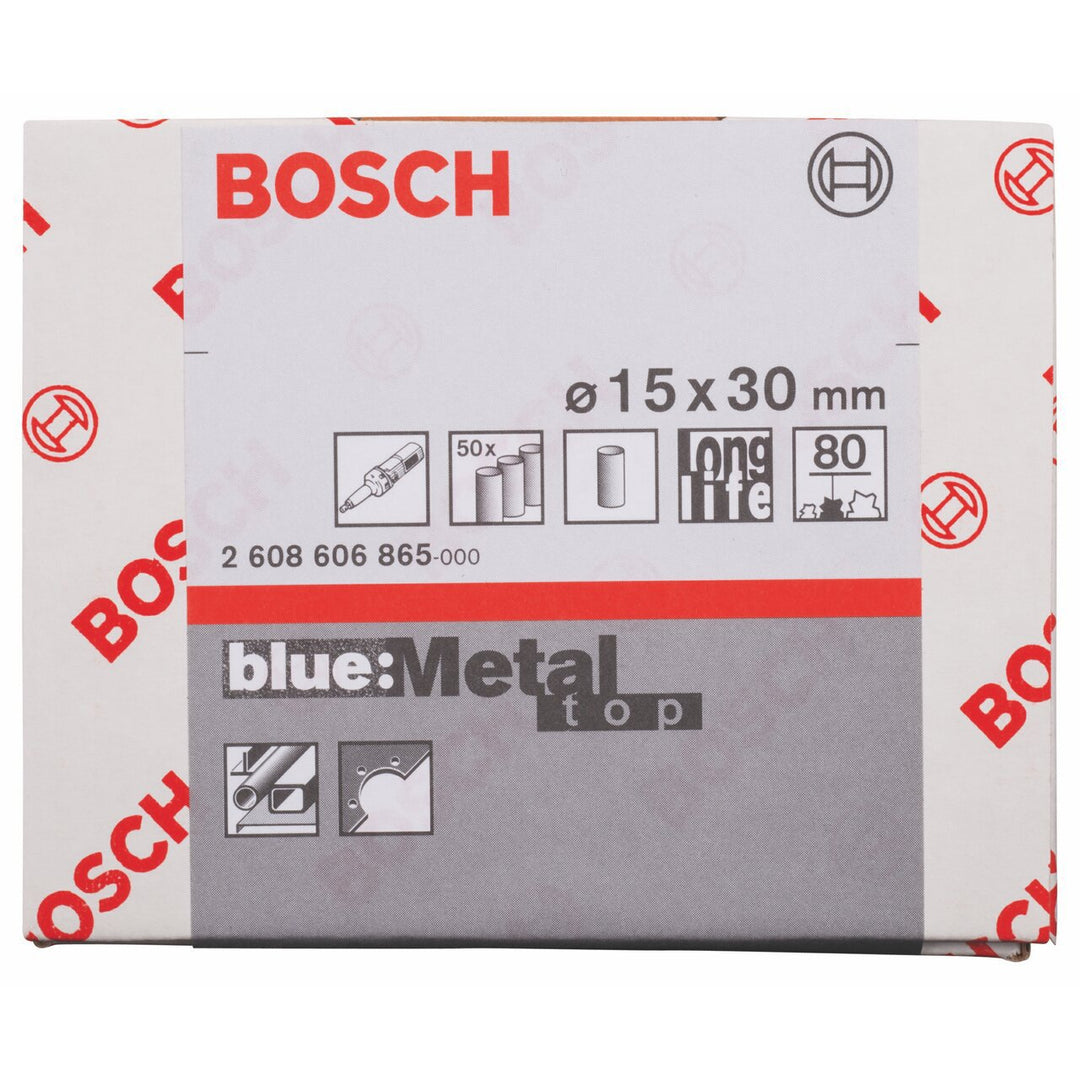 Bosch Professional Schleifring X573 Best for Metal 15x30mm Korn 80, 50 Stk. 15x30 mm Korn 80 50 Stüc