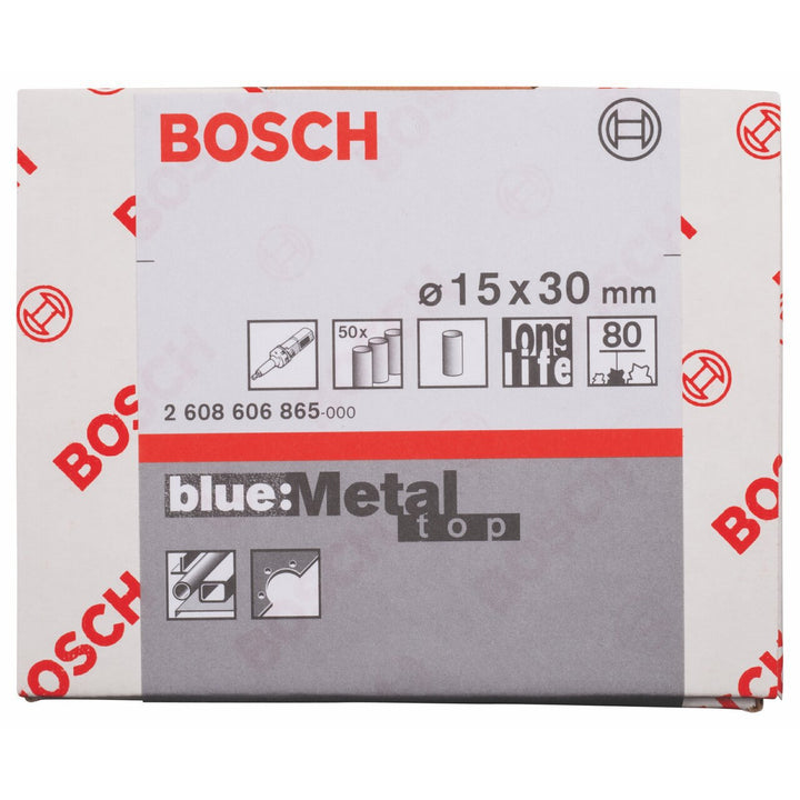 Bosch Professional Schleifring X573 Best for Metal 15x30mm Korn 80, 50 Stk. 15x30 mm Korn 80 50 Stüc