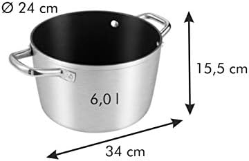 Tescoma ∅ 24 cm-6 L GrandCHEF, Grau, 24 cm